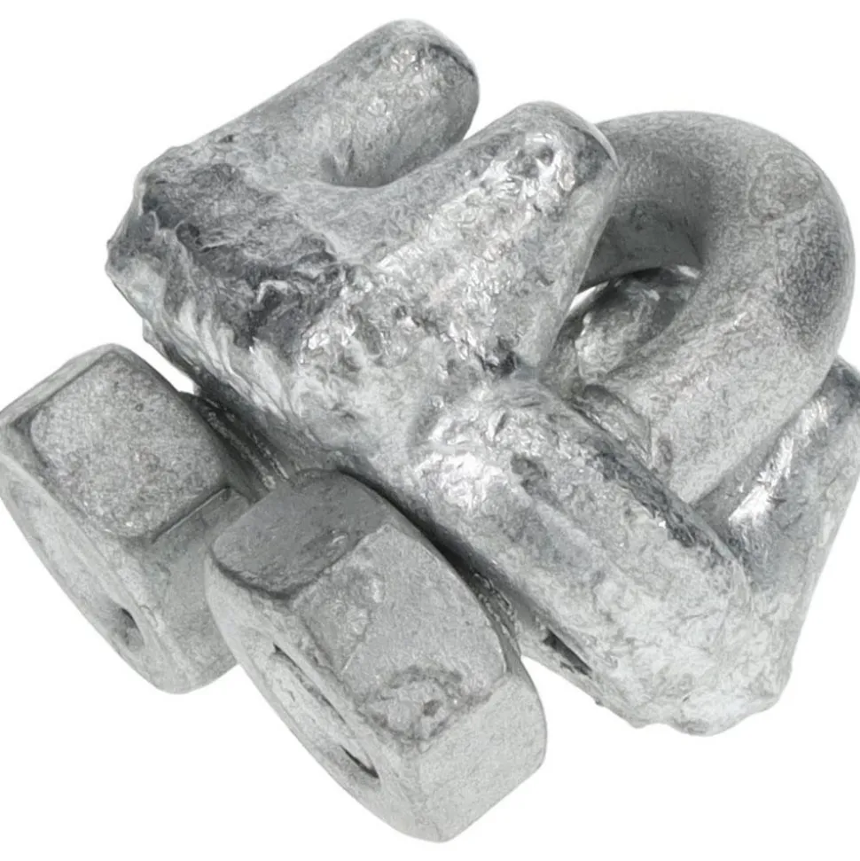 Wire Rope Clip: 1/8" Rope Dia, Forged Steel