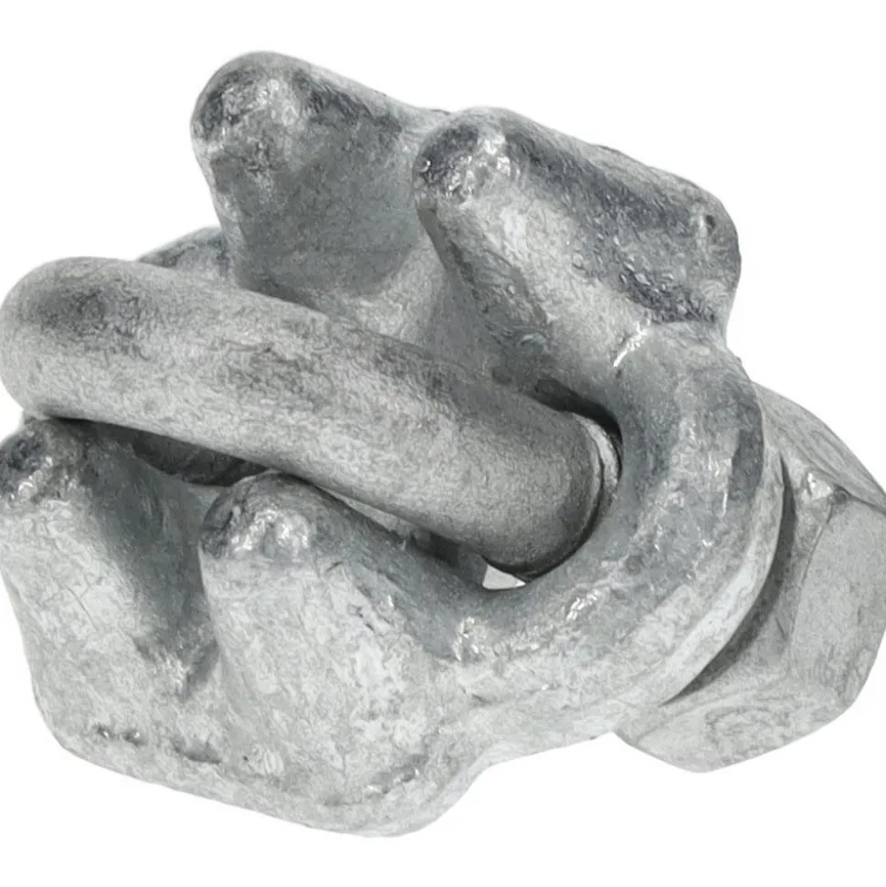 Wire Rope Clip: 1/8" Rope Dia, Forged Steel