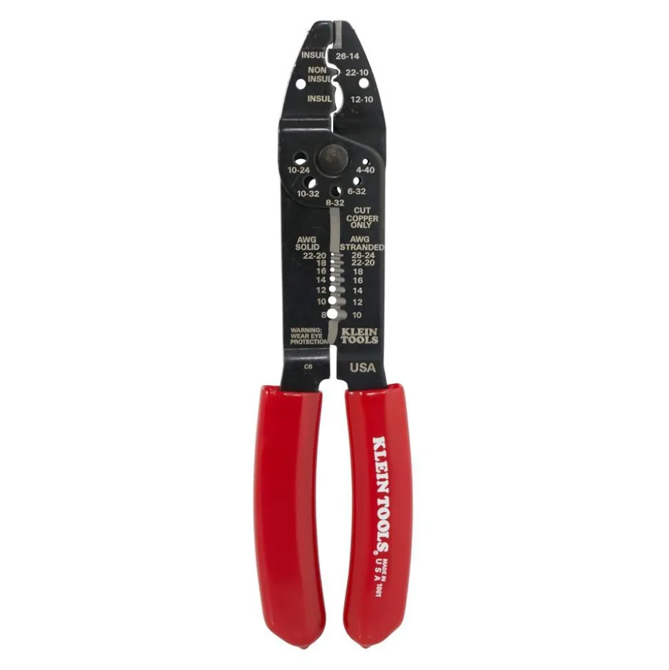 Wire Stripper: 8 AWG to 26 AWG Max Capacity