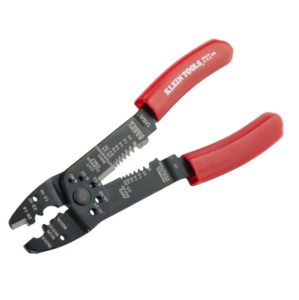 Wire Stripper: 8 AWG to 26 AWG Max Capacity
