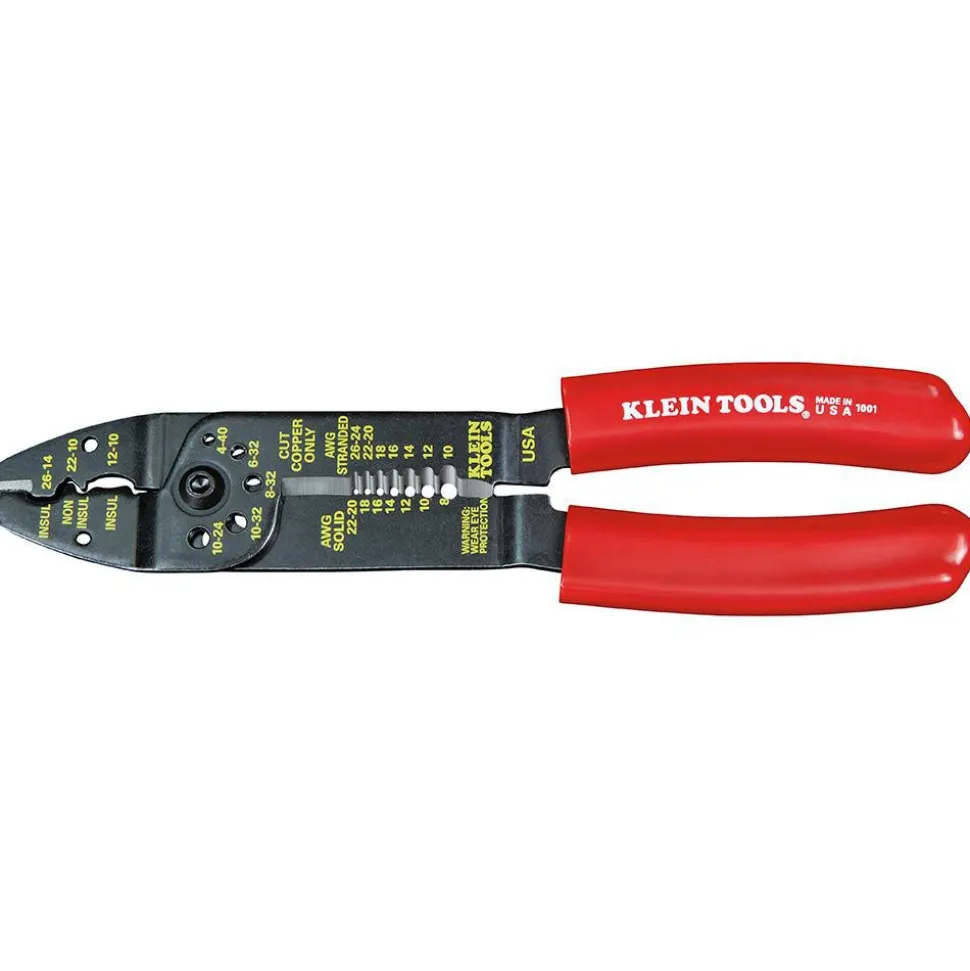 Wire Stripper: 8 AWG to 26 AWG Max Capacity