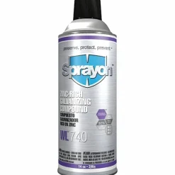 WL™740 Zinc-Rich Galvanizing Compound, Low Gloss, Medium Gray, 14 oz
