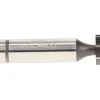 Woodruff Keyseat Cutter: 3/4" Cut Dia, 3/16" Cut Width, 1/2" Shank Dia, Staggered Tooth