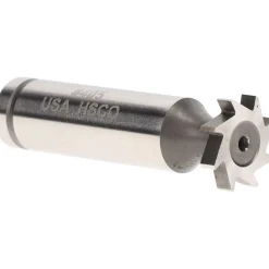 Woodruff Keyseat Cutter: 3/4" Cut Dia, 3/16" Cut Width, 1/2" Shank Dia, Staggered Tooth