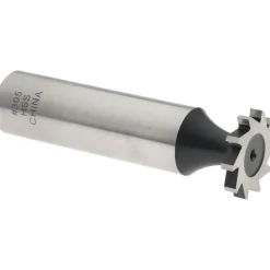 Woodruff Keyseat Cutter: 5/8" Cut Dia, 3/32" Cut Width, 1/2" Shank Dia, Straight Tooth