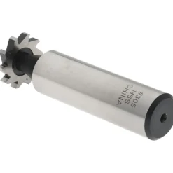 Woodruff Keyseat Cutter: 5/8" Cut Dia, 3/32" Cut Width, 1/2" Shank Dia, Straight Tooth