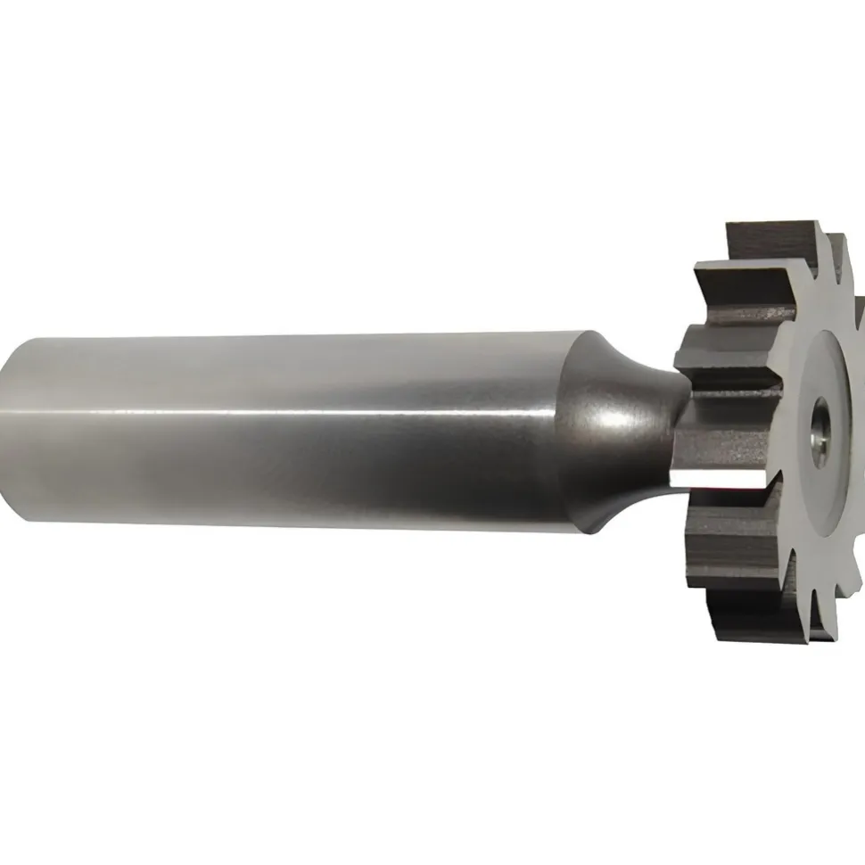 Woodruff Keyseat Cutter: 3/4" Cut Dia, 1/8" Cut Width, 1/2" Shank Dia, Straight Tooth