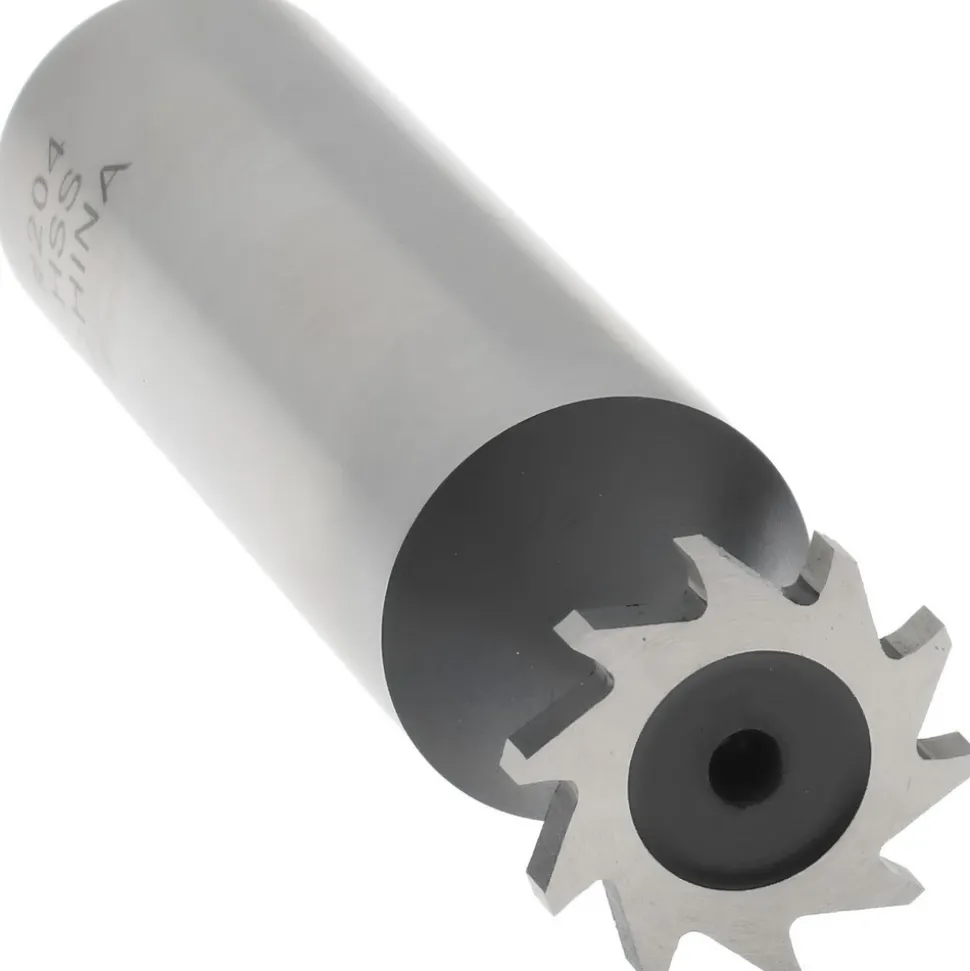 Woodruff Keyseat Cutter: 1/2" Cut Dia, 1/16" Cut Width, 1/2" Shank Dia, Straight Tooth