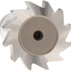 Woodruff Keyseat Cutter: 1" Cut Dia, 1/4" Cut Width, 1/2" Shank Dia, Straight Tooth