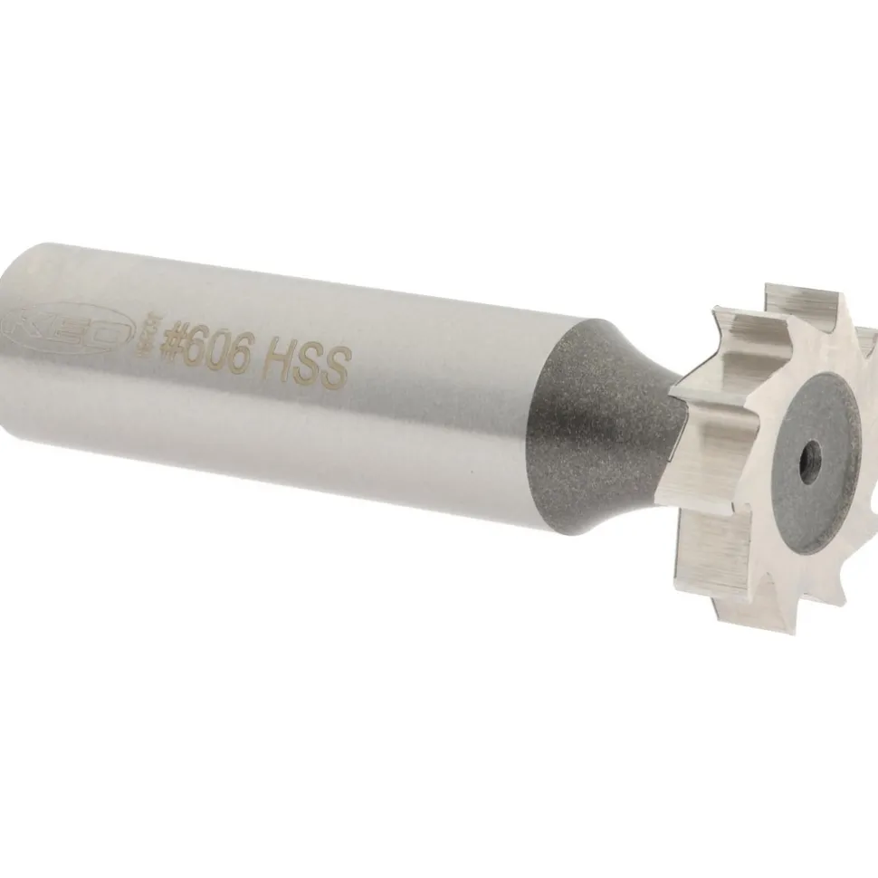Woodruff Keyseat Cutter: 3/4" Cut Dia, 3/16" Cut Width, 1/2" Shank Dia, Straight Tooth