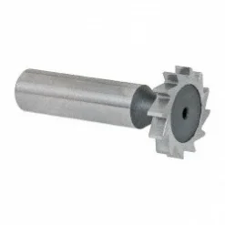 Woodruff Keyseat Cutter: 1" Cut Dia, 3/16" Cut Width, 1/2" Shank Dia, Straight Tooth