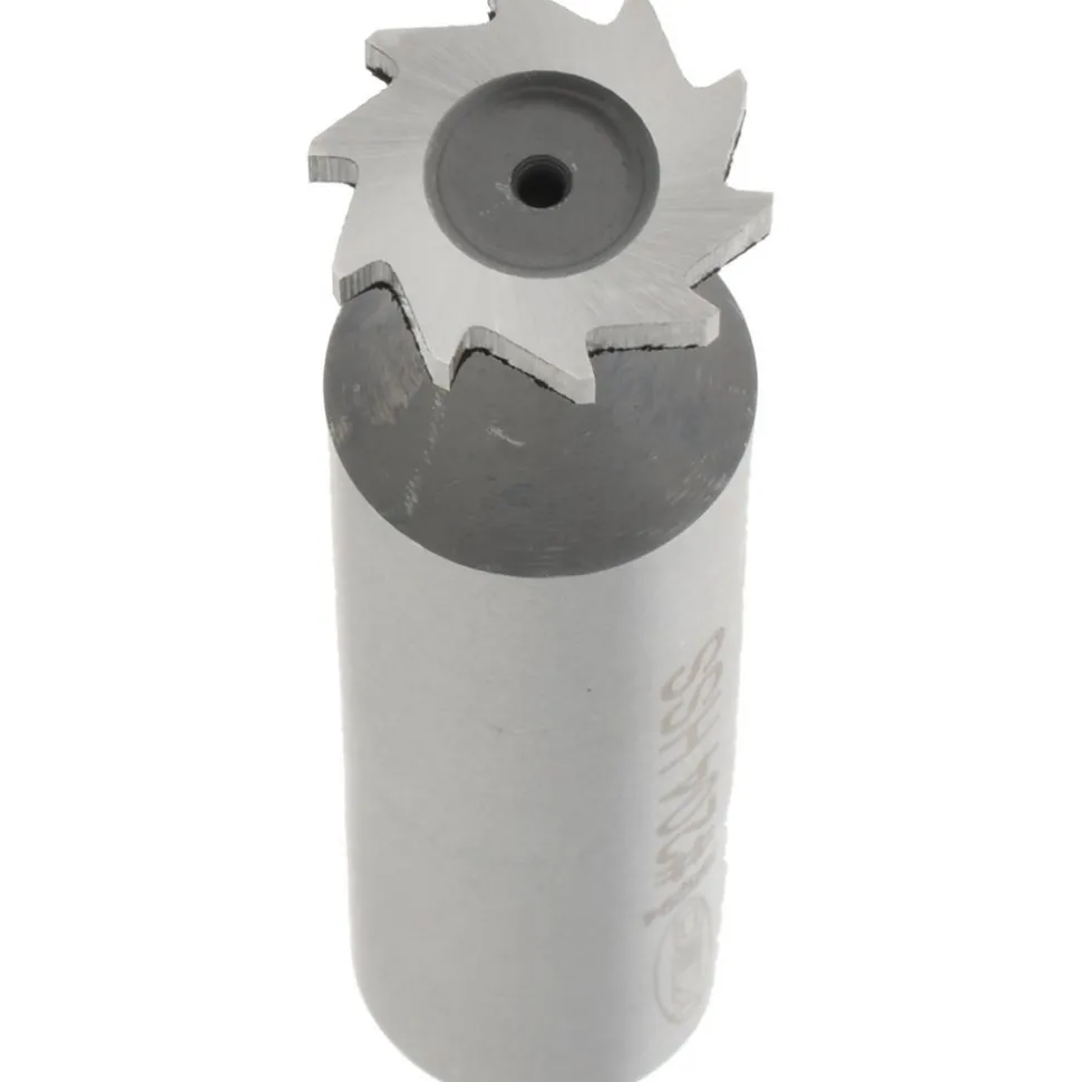 Woodruff Keyseat Cutter: 1/2" Cut Dia, 1/16" Cut Width, 1/2" Shank Dia, Straight Tooth