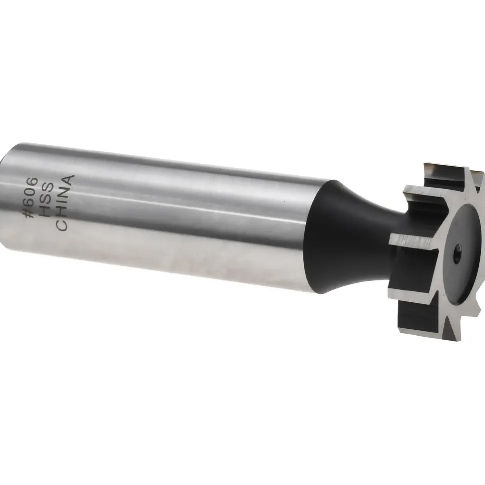 Woodruff Keyseat Cutter: 3/4" Cut Dia, 3/16" Cut Width, 1/2" Shank Dia, Straight Tooth