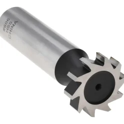 Woodruff Keyseat Cutter: 3/4" Cut Dia, 3/16" Cut Width, 1/2" Shank Dia, Straight Tooth