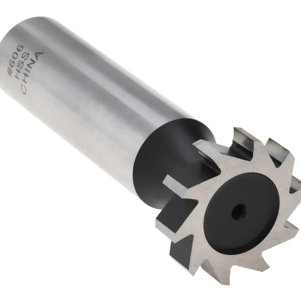 Woodruff Keyseat Cutter: 3/4" Cut Dia, 3/16" Cut Width, 1/2" Shank Dia, Straight Tooth