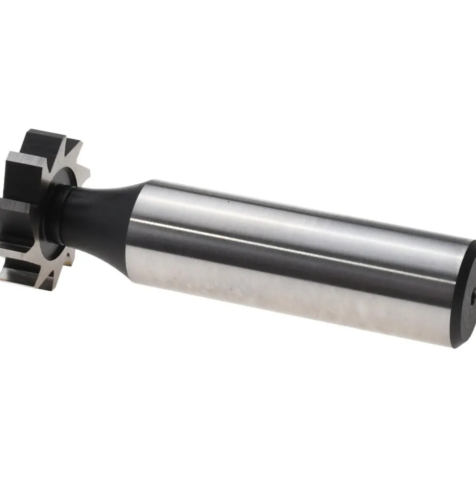 Woodruff Keyseat Cutter: 3/4" Cut Dia, 3/16" Cut Width, 1/2" Shank Dia, Straight Tooth