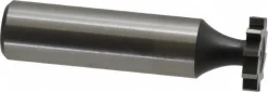 Woodruff Keyseat Cutter: 5/8" Cut Dia, 1/8" Cut Width, 1/2" Shank Dia, Straight Tooth