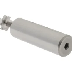 Woodruff Keyseat Cutter: 3/8" Cut Dia, 3/32" Cut Width, 1/2" Shank Dia, Straight Tooth