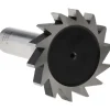 Woodruff Keyseat Cutter: 1-1/2" Cut Dia, 1/4" Cut Width, 1/2" Shank Dia, Straight Tooth