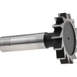 Woodruff Keyseat Cutter: 1-1/2" Cut Dia, 1/4" Cut Width, 1/2" Shank Dia, Straight Tooth