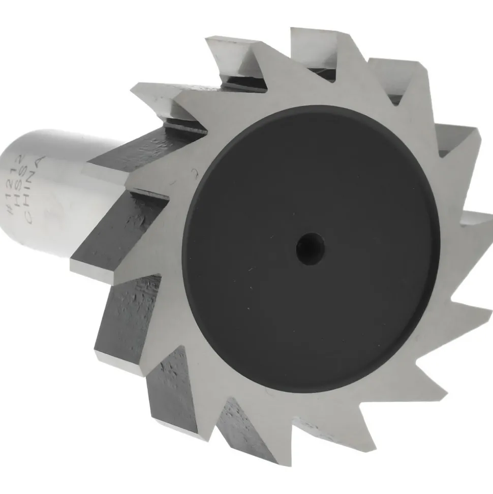 Woodruff Keyseat Cutter: 1-1/2" Cut Dia, 3/8" Cut Width, 1/2" Shank Dia, Straight Tooth