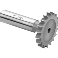 Woodruff Keyseat Cutter: 3/4" Cut Dia, 5/64" Cut Width, 1/2" Shank Dia, Straight Tooth