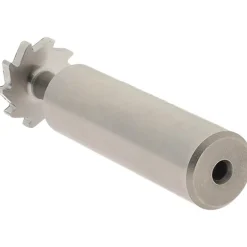 Woodruff Keyseat Cutter: 5/8" Cut Dia, 3/32" Cut Width, 1/2" Shank Dia, Straight Tooth