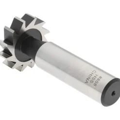 Woodruff Keyseat Cutter: 1" Cut Dia, 1/4" Cut Width, 1/2" Shank Dia, Straight Tooth