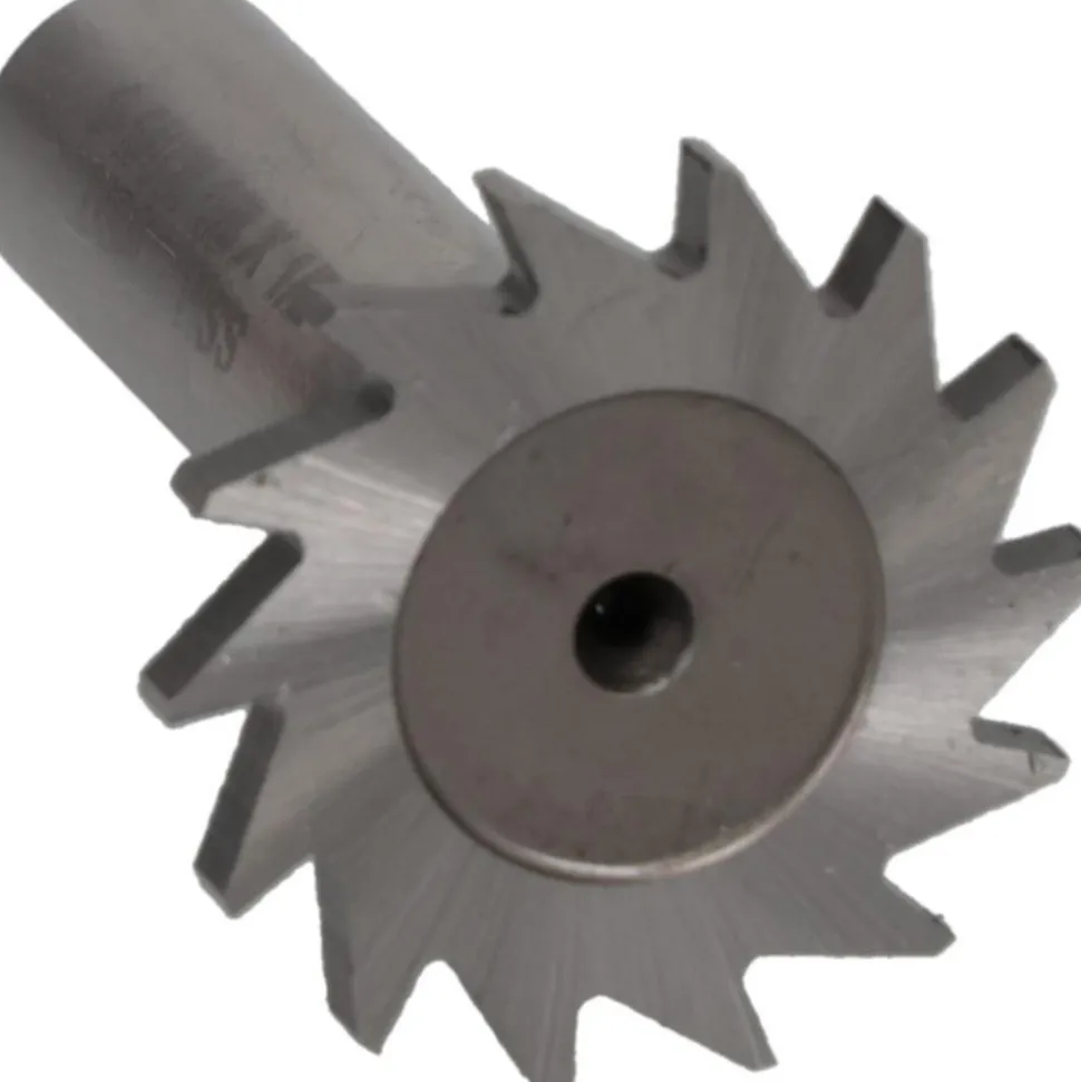 Woodruff Keyseat Cutter: 1-1/4" Cut Dia, 1/8" Cut Width, 1/2" Shank Dia, Straight Tooth