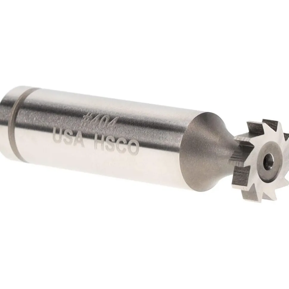 Woodruff Keyseat Cutter: 1/2" Cut Dia, 1/8" Cut Width, 1/2" Shank Dia, Straight Tooth