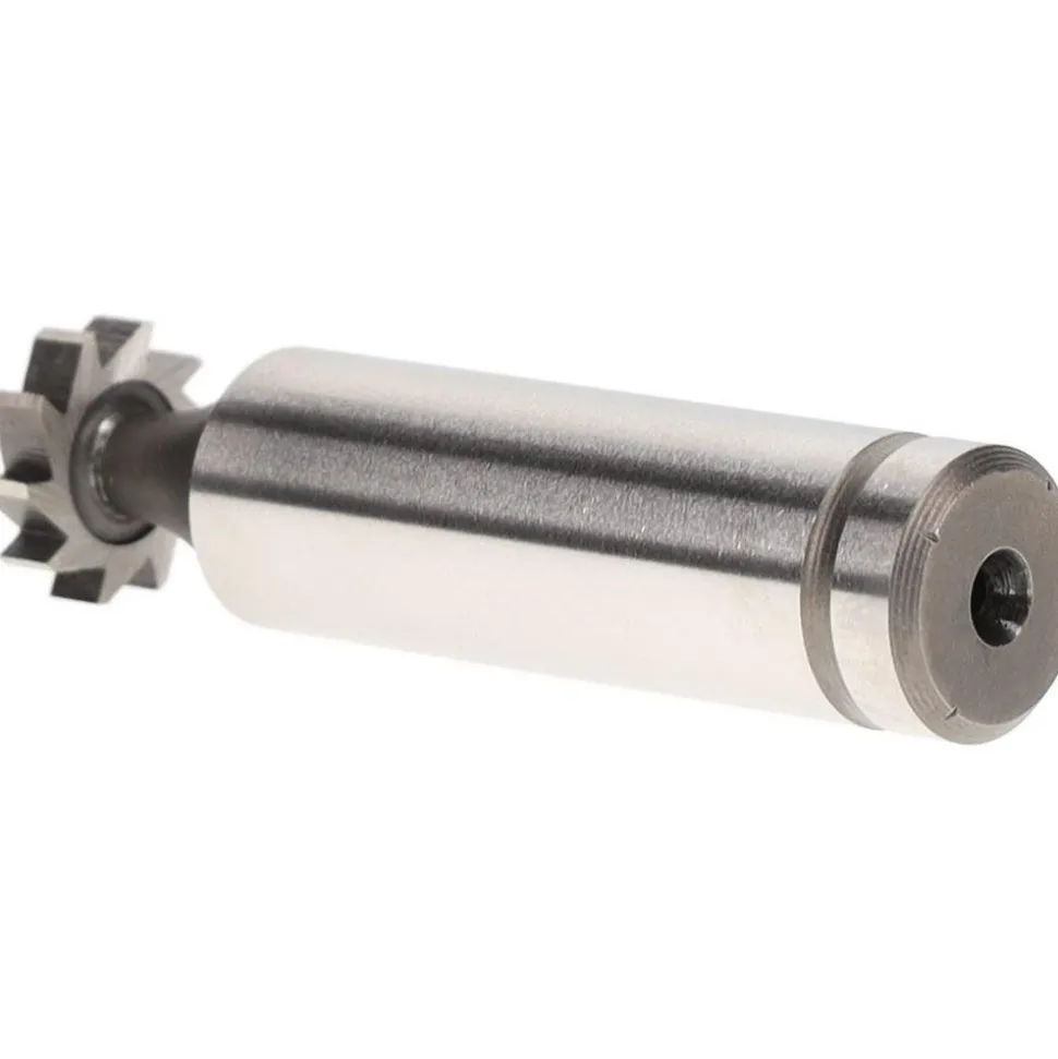 Woodruff Keyseat Cutter: 1/2" Cut Dia, 1/8" Cut Width, 1/2" Shank Dia, Straight Tooth