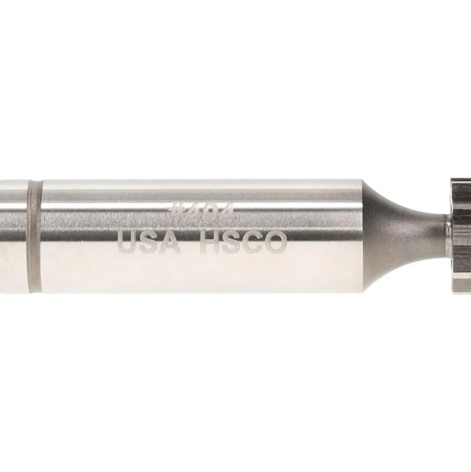 Woodruff Keyseat Cutter: 1/2" Cut Dia, 1/8" Cut Width, 1/2" Shank Dia, Straight Tooth