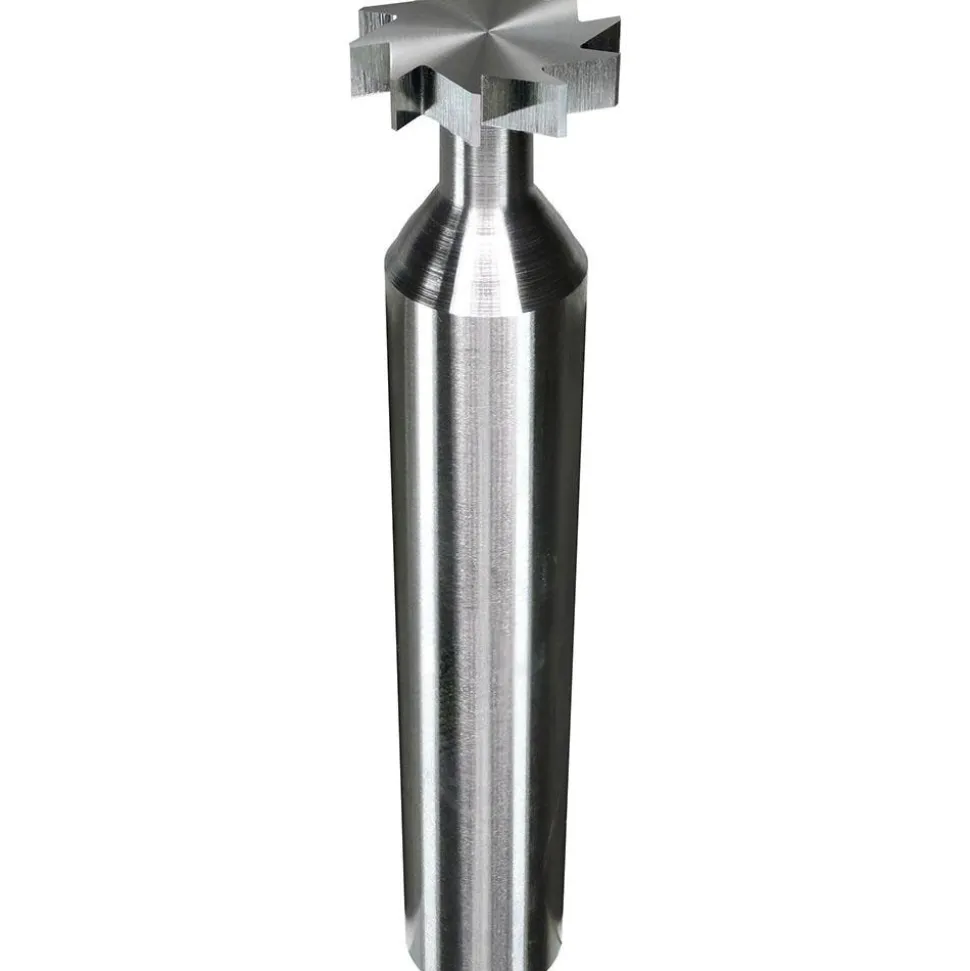 Woodruff Keyseat Cutter: 2" Cut Dia, 3/16" Cut Width, 1/2" Shank Dia, Straight Tooth