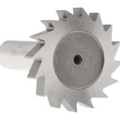 Woodruff Keyseat Cutter: 1-1/2" Cut Dia, 1/4" Cut Width, 1/2" Shank Dia, Straight Tooth