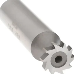 Woodruff Keyseat Cutter: 1/2" Cut Dia, 1/8" Cut Width, 1/2" Shank Dia, Straight Tooth