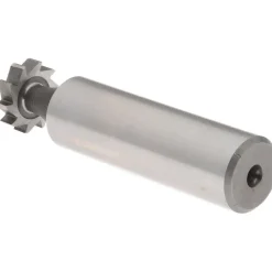 Woodruff Keyseat Cutter: 1/2" Cut Dia, 1/8" Cut Width, 1/2" Shank Dia, Straight Tooth