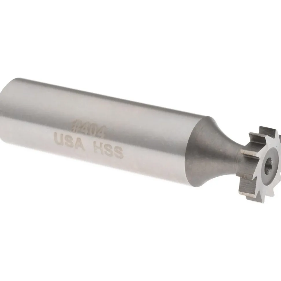 Woodruff Keyseat Cutter: 1/2" Cut Dia, 1/8" Cut Width, 1/2" Shank Dia, Straight Tooth