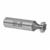 Woodruff Keyseat Cutter: 1/2" Cut Dia, 1/8" Cut Width, 1/2" Shank Dia, Staggered Tooth