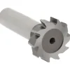 Woodruff Keyseat Cutter: 1" Cut Dia, 1/4" Cut Width, 1/2" Shank Dia, Staggered Tooth