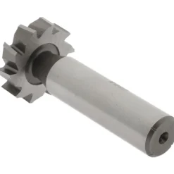 Woodruff Keyseat Cutter: 1" Cut Dia, 1/4" Cut Width, 1/2" Shank Dia, Staggered Tooth