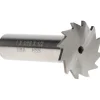 Woodruff Keyseat Cutter: 1" Cut Dia, 1/16" Cut Width, 1/2" Shank Dia, Straight Tooth