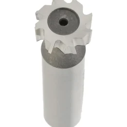 Woodruff Keyseat Cutter: 5/8" Cut Dia, 3/16" Cut Width, 1/2" Shank Dia, Staggered Tooth