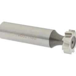 Woodruff Keyseat Cutter: 5/8" Cut Dia, 3/16" Cut Width, 1/2" Shank Dia, Staggered Tooth