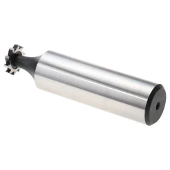 Woodruff Keyseat Cutter: 3/8" Cut Dia, 1/16" Cut Width, 1/2" Shank Dia, Straight Tooth
