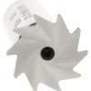 Woodruff Keyseat Cutter: 3/4" Cut Dia, 5/64" Cut Width, 1/2" Shank Dia, Straight Tooth
