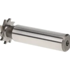 Woodruff Keyseat Cutter: 3/4" Cut Dia, 5/64" Cut Width, 1/2" Shank Dia, Straight Tooth