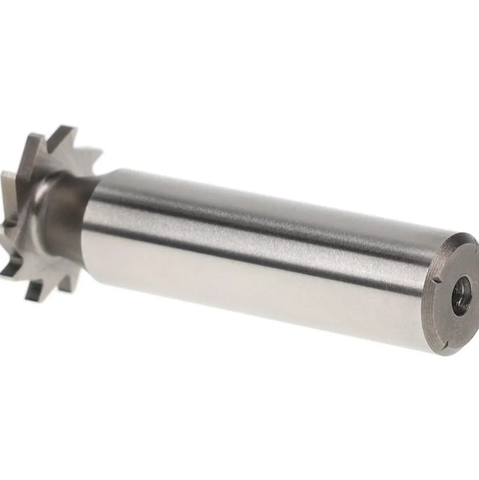 Woodruff Keyseat Cutter: 3/4" Cut Dia, 5/64" Cut Width, 1/2" Shank Dia, Straight Tooth