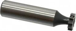 Woodruff Keyseat Cutter: 1/2" Cut Dia, 1/8" Cut Width, 1/2" Shank Dia, Straight Tooth