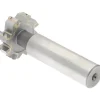 Woodruff Keyseat Cutter: 1" Cut Dia, 1/4" Cut Width, 1/2" Shank Dia, Straight Tooth
