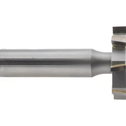 Woodruff Keyseat Cutter: 1-1/4" Cut Dia, 1/4" Cut Width, 1/2" Shank Dia, Staggered Tooth